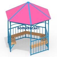 Беседка с лавками МАФ 4120 в Бердянске