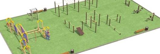 Проект спортивной площадки для любого возраста в Бердянске