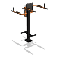 Уличный тренажер  "Брусья-пресс двойной"  УТ202 в Бердянске