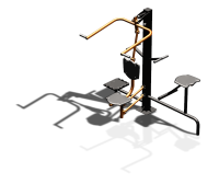 Уличный тренажер "Верхняя тяга Твистер стоя Твистер сидя" УТ336 в Бердянске Уличный тренажер "Верхняя тяга Твистер стоя Твистер сидя" УТ336 в Бердянске