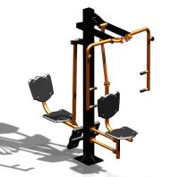 Уличный тренажер "Баттерфляй Жим ног" УТ347 в Бердянске Уличный тренажер "Баттерфляй Жим ног" УТ347 в Бердянске