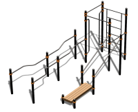 Спортивный комплекс воркаут ВС-194 в Бердянске