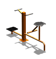 Уличный тренажер "Твистер стоя Твистер сидя" УТ323 в Бердянске