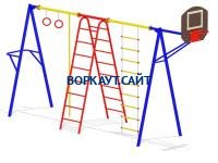 Гимнастический комплекс с баскетбольным щитом МАФ 3001 в Бердянске