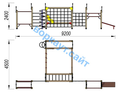 Детский спортивный комплекс ДСК 3102 в Бердянске