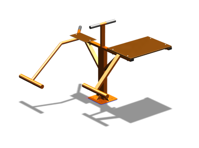 Уличный тренажер "Пресс Гиперэкстензия" УТ327 в Бердянске
