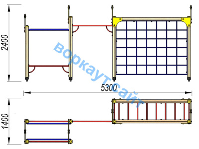 Детский спортивный комплекс Атлет ДСК 3106 в Бердянске