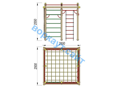 Детский спортивный комплекс ДСК 3110 в Бердянске