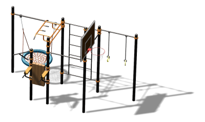 Спортивный комплекс воркаут ВС-104 в Бердянске