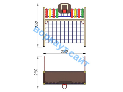 Детский спортивный комплекс ДСК 3101 в Бердянске