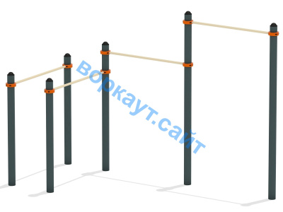 Турник двойной с брусьями ВС-17 в Бердянске