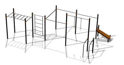 Спортивный комплекс воркаут ВС-153 в Бердянске