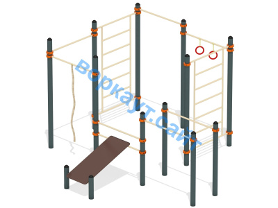 Спортивный комплекс воркаут ВС-47 в Бердянске