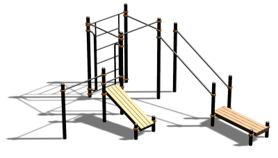 Спортивный комплекс воркаут ВС-198 в Бердянске