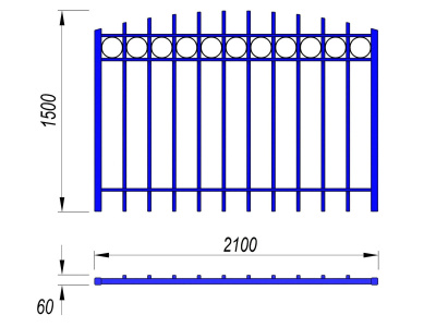 Ограждение спортивной площадки МАФ 5005 в Бердянске