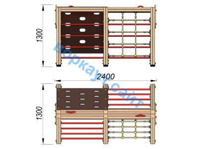 Детский спортивный комплекс ДСК 3203 в Бердянске