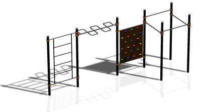 Спортивный комплекс воркаут ВС-114 в Бердянске