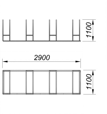 Велопарковка МАФ 6002 в Бердянске