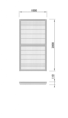 Калитка спортивной площадки МАФ 5105 в Бердянске