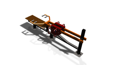 Силовой уличный тренажер  "Жим лежа"  УТ411 в Бердянске