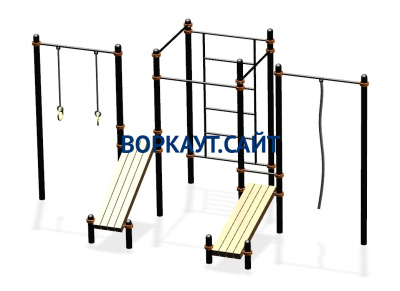 Спортивный комплекс воркаут ВС-44 в Бердянске