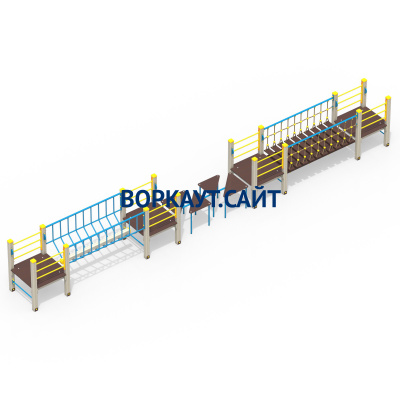 Детский спортивный комплекс Двойной мостик ДСК 3115 в Бердянске