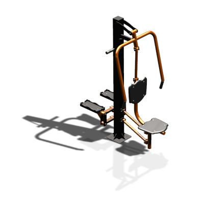 Уличный тренажер "Жим от груди Степпер" УТ342 в Бердянске