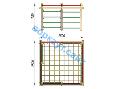 Детский спортивный комплекс ДСК 3109 в Бердянске