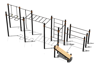 Спортивный комплекс воркаут ВС-77 в Бердянске