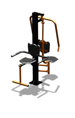 Уличный тренажер "Жим от груди Флекс" УТ324 в Бердянске