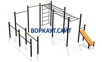 Спортивный комплекс воркаут ВС-109 в Бердянске