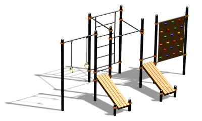 Спортивный комплекс воркаут ВС-125 в Бердянске Спортивный комплекс воркаут ВС-125 в Бердянске