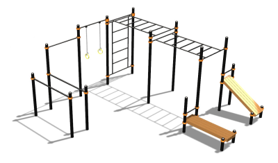 Спортивный комплекс воркаут ВС-71 в Бердянске