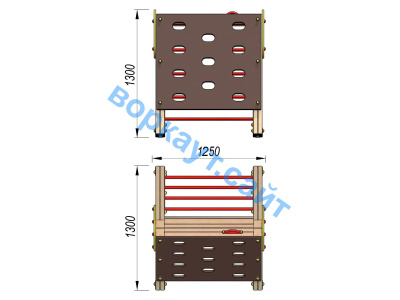 Детский спортивный комплекс ДСК 3202 в Бердянске