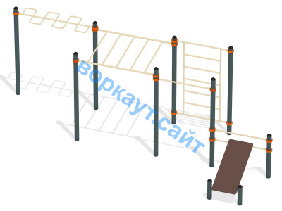 Спортивный комплекс воркаут ВС-45 в Бердянске