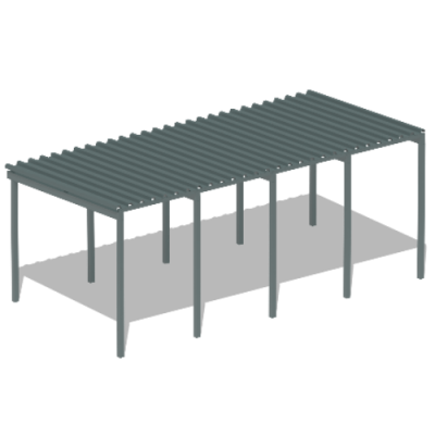 Теневой навес трибун МАФ 4130 в Бердянске