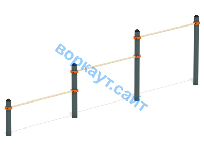 Каскад турников тройной ВС-6 в Бердянске