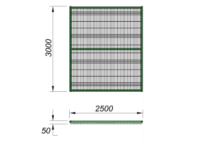 Ограждение спортивной площадки 2500х3000 МАФ 5103 в Бердянске