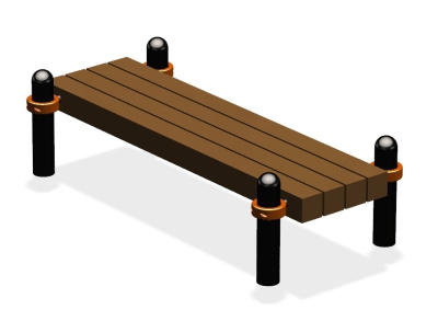 Воркаут скамья ВС-38 в Бердянске