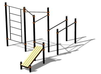 Спортивный комплекс воркаут ВС-140 в Бердянске