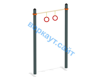 Турник с кольцами ВС-7 в Бердянске Турник с кольцами ВС-7 в Бердянске