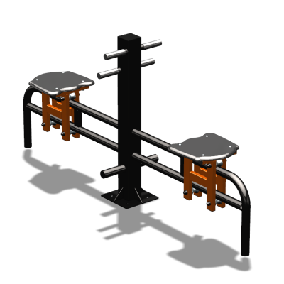 Уличный тренажер  "Каталка двойная"   УТ215 в Бердянске