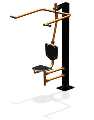 Уличный тренажер "Верхняя тяга одинарный" УТ 114 в Бердянске