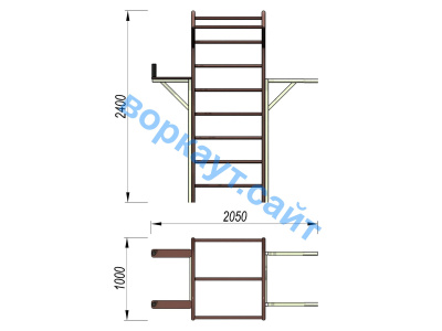Детский спортивный комплекс 3 в 1 ДСК 3103 в Бердянске