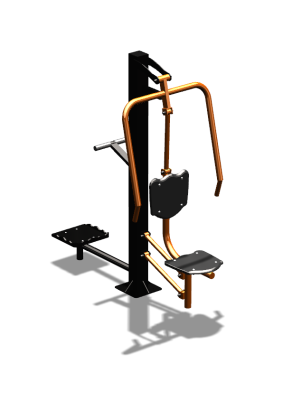 Уличный тренажер "Жим от груди Твистер" УТ328 в Бердянске