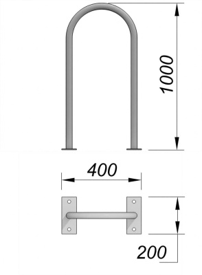 Велопарковка МАФ 6001 в Бердянске