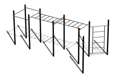 Спортивный комплекс воркаут ВС-118 в Бердянске