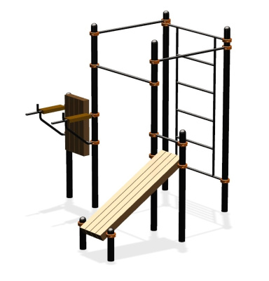 Спортивный комплекс воркаут ВС-64 в Бердянске