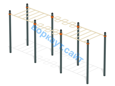 Воркаут комплекс рукоходов ВС-22 в Бердянске