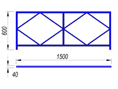 Ограждение площадки МАФ 5001 в Бердянске